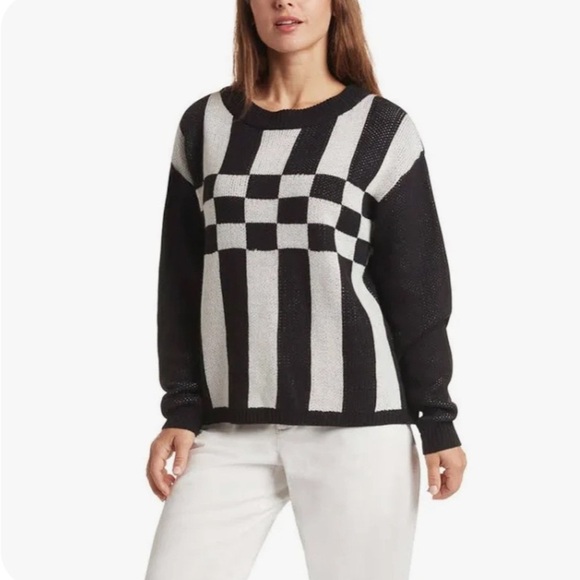 Body Glove Womens Born to Chill Screen Print Sweater Size Small NWT - Picture 1 of 8